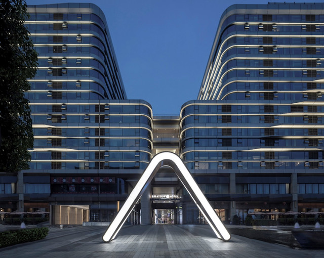 愛琴海亞朵S精品酒店設計  首家社區(qū)型酒店+書店