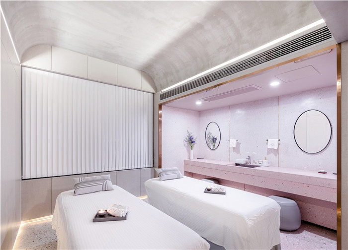 甜美又有質感的小型美容SPA會所設計方案