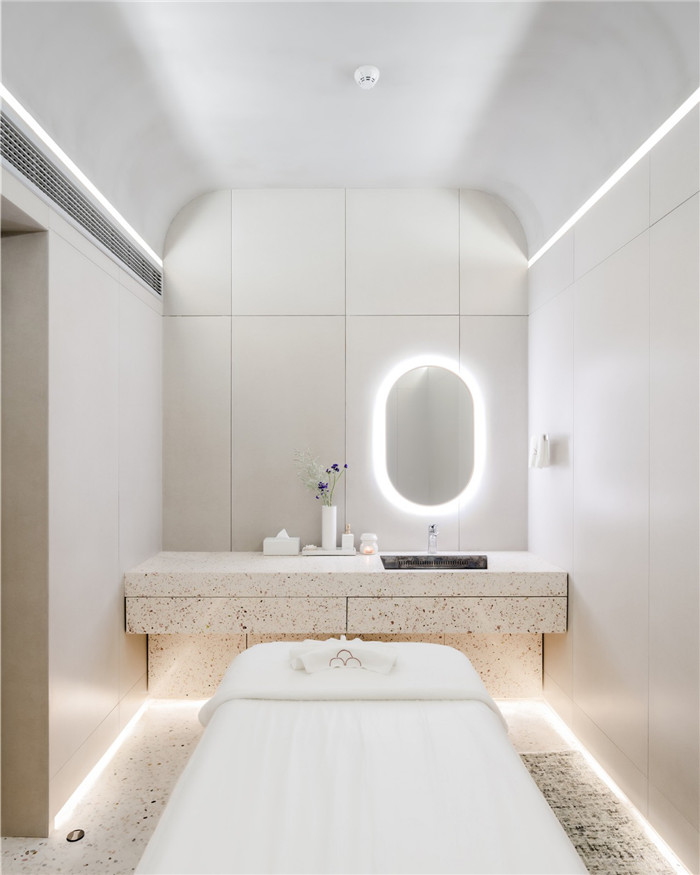 甜美又有質感的小型美容SPA會所設計方案