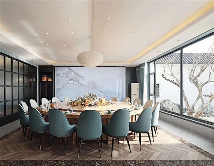 重慶巴蜀文化新中式主題餐廳裝修設(shè)計(jì)方案