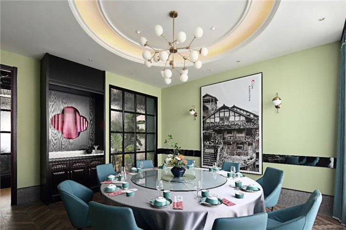 重慶巴蜀文化新中式主題餐廳裝修設(shè)計(jì)方案