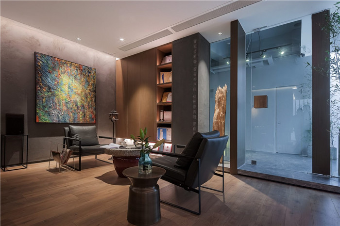 禪修主題現(xiàn)代中式辦公設(shè)計  勾勒禪意之境