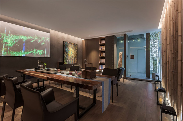 禪修主題現(xiàn)代中式辦公設(shè)計  勾勒禪意之境