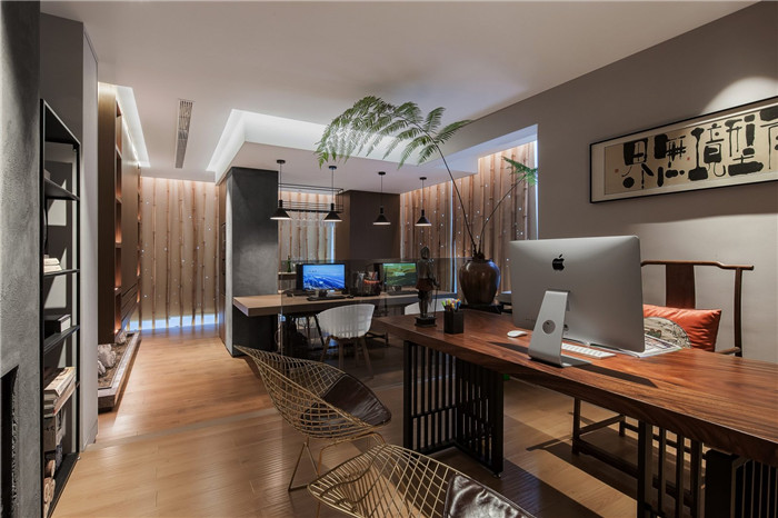 禪修主題現(xiàn)代中式辦公設(shè)計  勾勒禪意之境