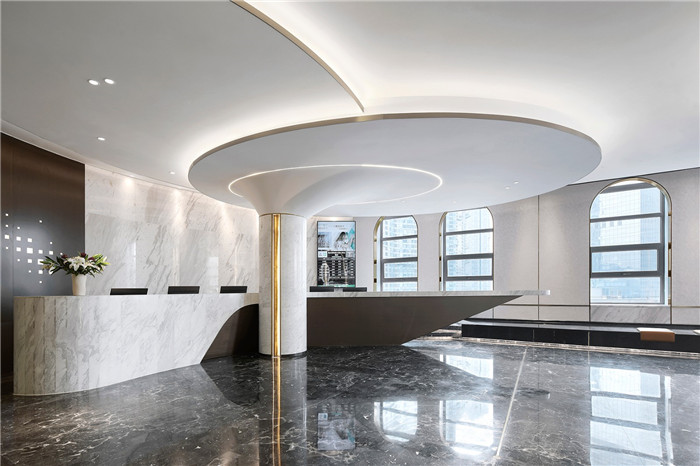 吧臺設計-老酒店翻新改造成網(wǎng)紅餐廳設計  重塑酒店生命