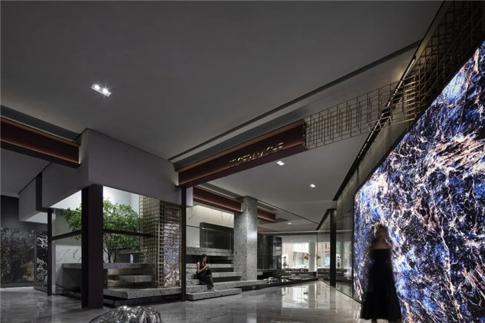 現代風意大利瓷磚展廳裝修設計方案