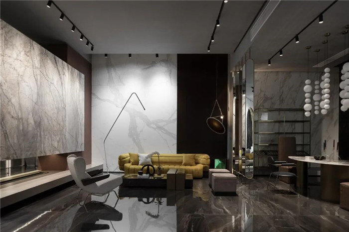 現代風意大利瓷磚展廳裝修設計方案