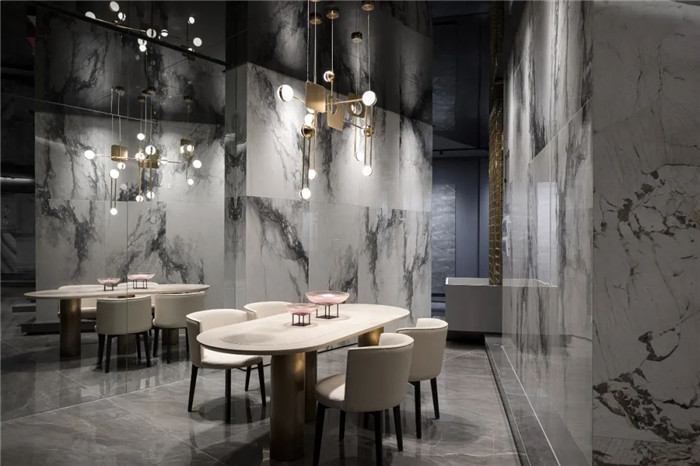 現代風意大利瓷磚展廳裝修設計方案