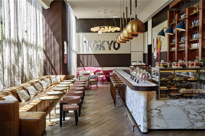 酒店內(nèi)部咖啡廳裝修設(shè)計(jì)圖