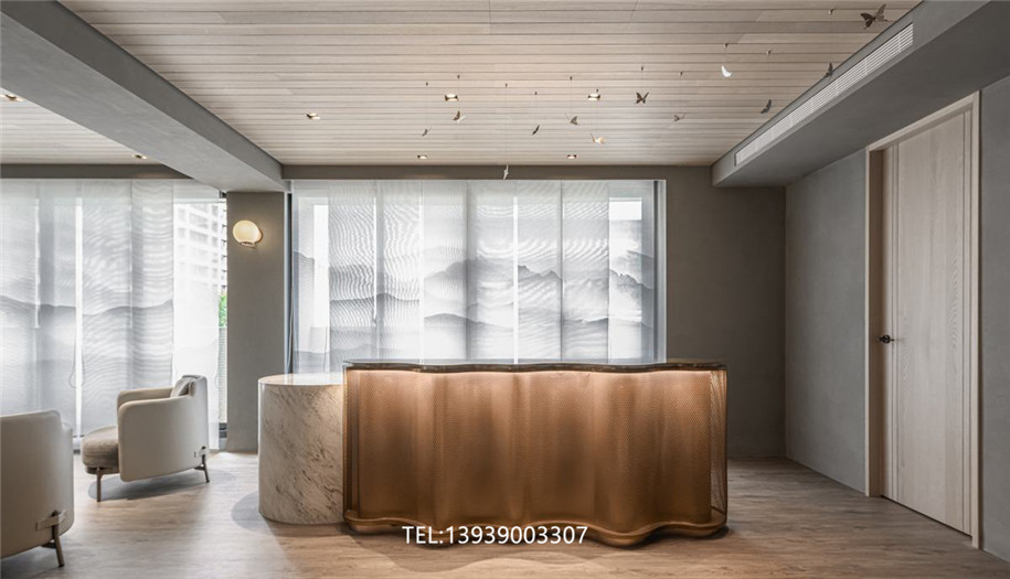 鄭州中醫(yī)診所設(shè)計(jì)公司-東方人文新中醫(yī)診所裝修設(shè)計(jì)實(shí)景圖