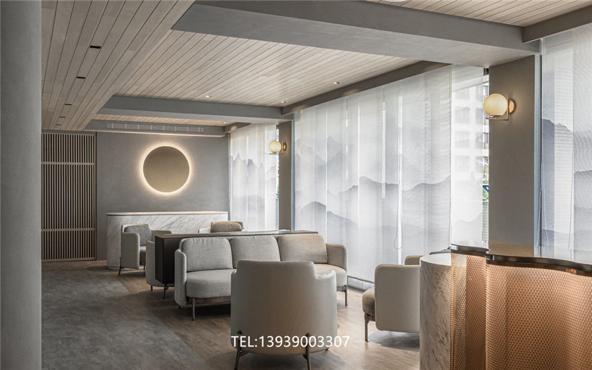 鄭州中醫(yī)診所設(shè)計(jì)公司-東方人文新中醫(yī)診所裝修設(shè)計(jì)實(shí)景圖