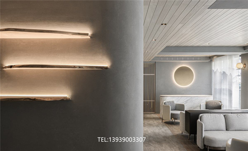 鄭州中醫(yī)診所設(shè)計(jì)公司-東方人文新中醫(yī)診所裝修設(shè)計(jì)實(shí)景圖