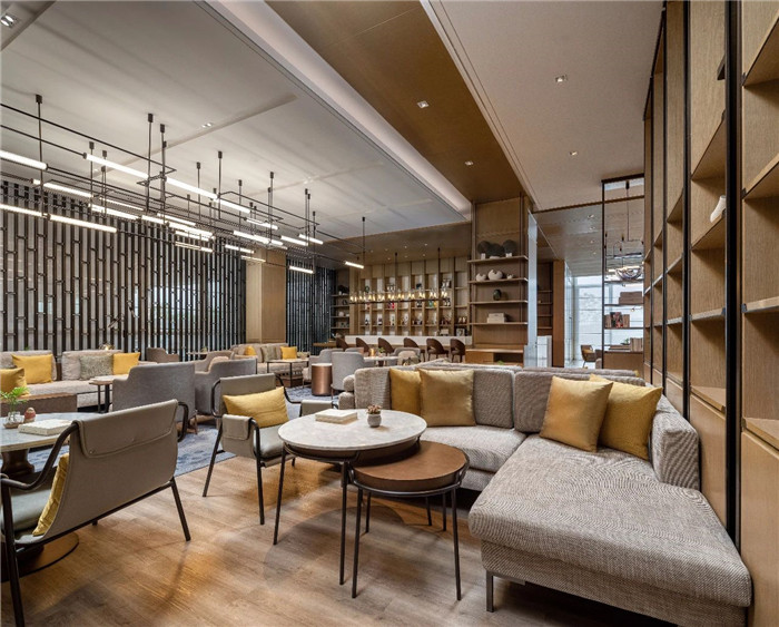 酒店大堂吧設(shè)計(jì)  成都天投萬(wàn)怡酒店設(shè)計(jì)