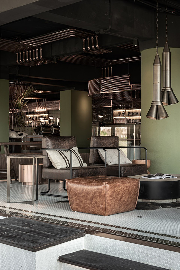 可看從生豆到成品的互動式咖啡工廠體驗(yàn)店設(shè)計(jì)方案