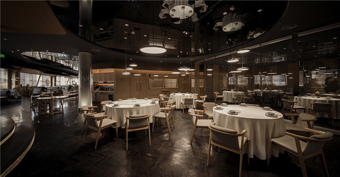 北京岸鄉(xiāng)餐廳設(shè)計   地道湖南菜餐廳的現(xiàn)代風韻