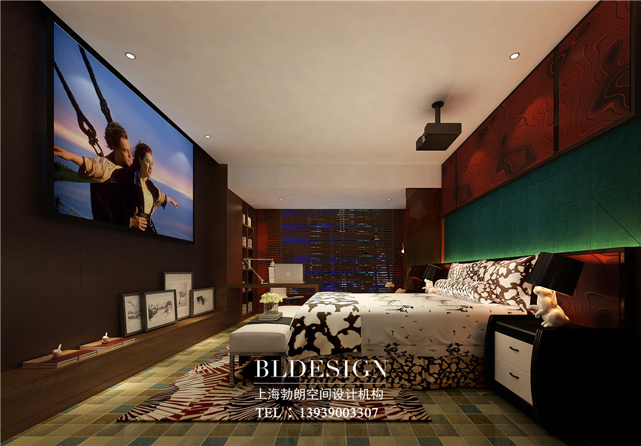 鄭州萊酒店情侶主題客房設(shè)計效果圖