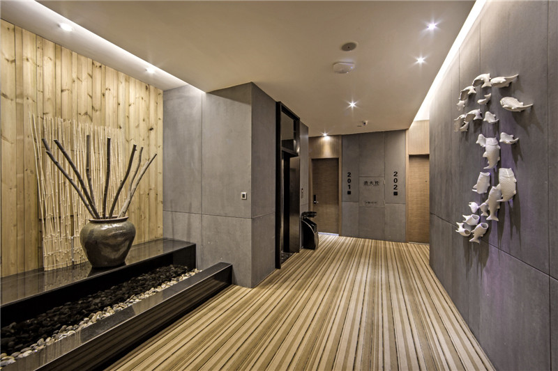 酒店客房走廊設(shè)計(jì)-景區(qū)民宿酒店設(shè)計(jì)案例