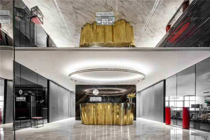 鄭州勃朗設(shè)計推薦時尚簡約風(fēng)證券公司辦公設(shè)計案例