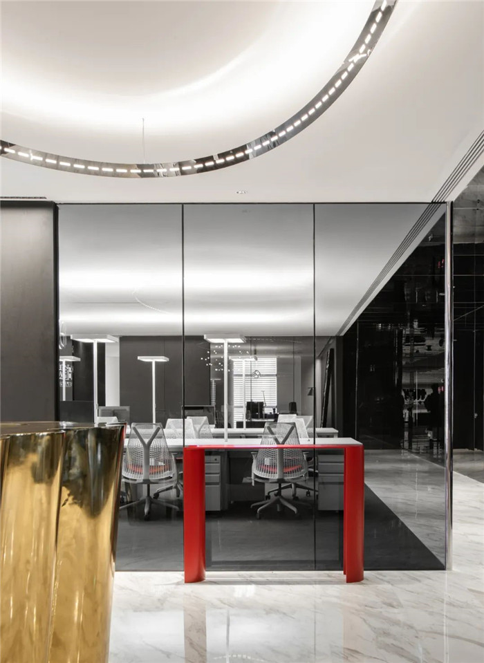 鄭州勃朗設(shè)計推薦時尚簡約風(fēng)證券公司辦公設(shè)計案例