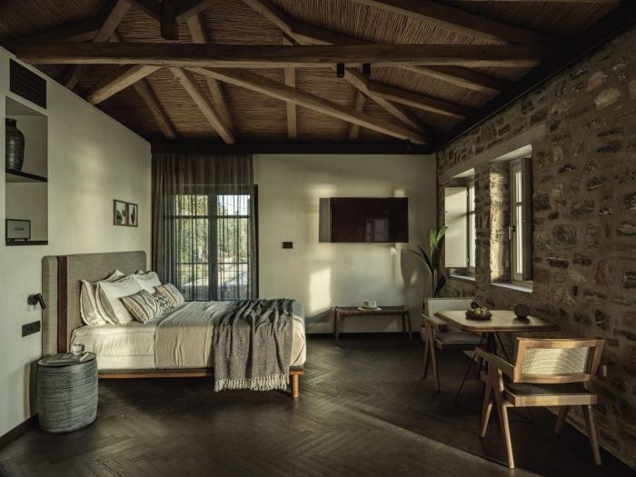 希臘佩利瓦自然別墅度假酒店設(shè)計方案賞析