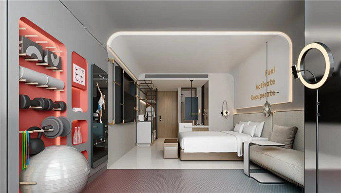 運(yùn)動+酒店跨界   繽躍新品牌酒店設(shè)計詳解