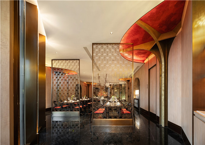 500平臺州菜陸朝臨江臺中餐廳設(shè)計方案