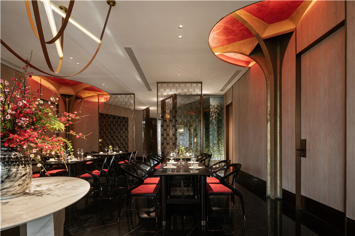 500平臺州菜陸朝臨江臺中餐廳設(shè)計方案