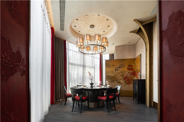 500平臺州菜陸朝臨江臺中餐廳設(shè)計方案