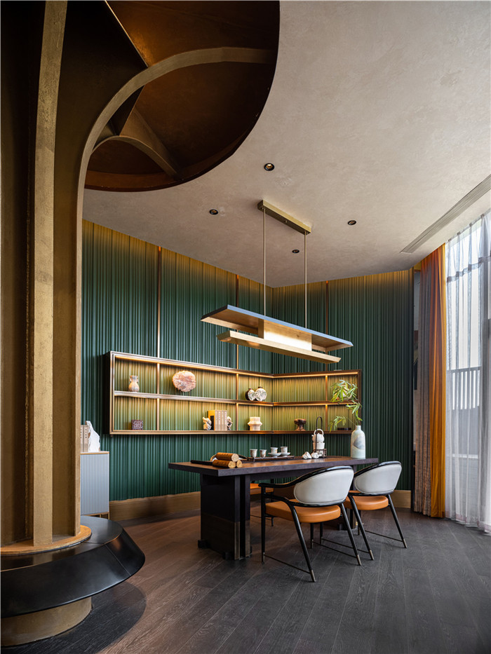 500平臺州菜陸朝臨江臺中餐廳設(shè)計方案