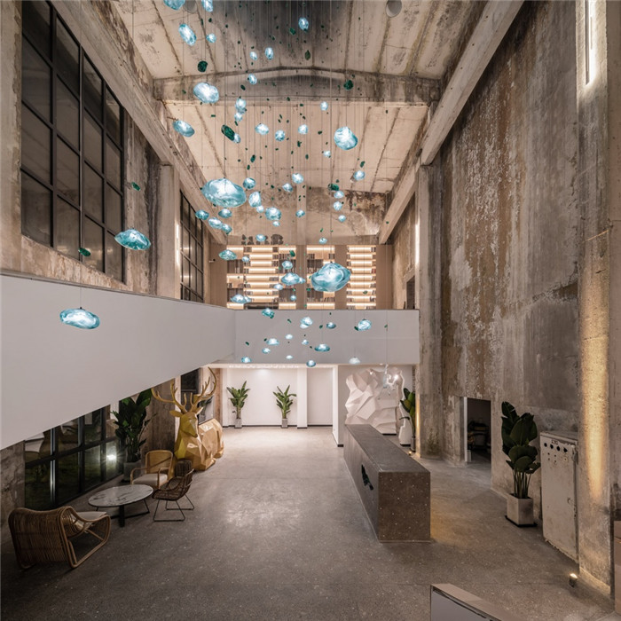 成都1979廠房改造精品酒店大堂設(shè)計(jì)案例