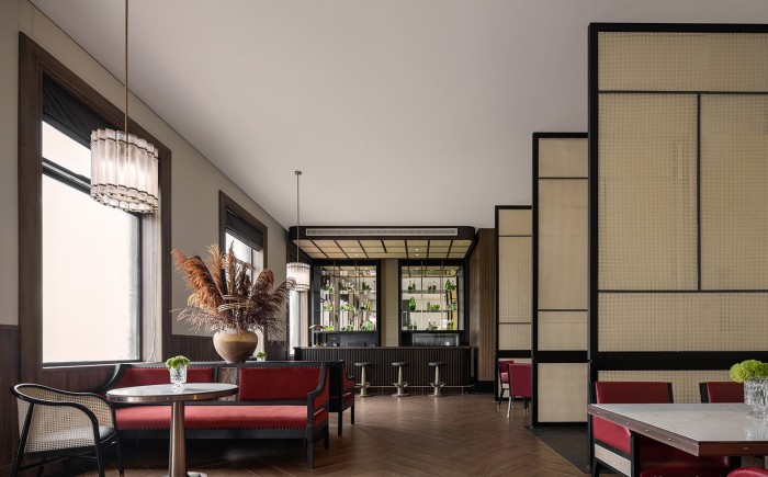 以城市文化為主題的復(fù)古風(fēng)賓館改造設(shè)計案例