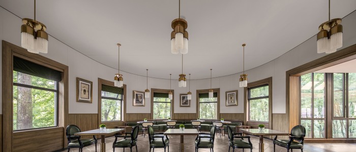 以城市文化為主題的復(fù)古風(fēng)賓館改造設(shè)計案例