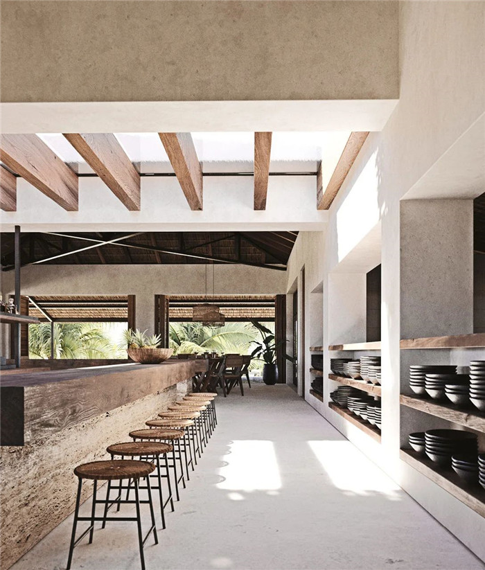 國外海灘俱樂部波西米亞風(fēng)格酒吧設(shè)計(jì)方案