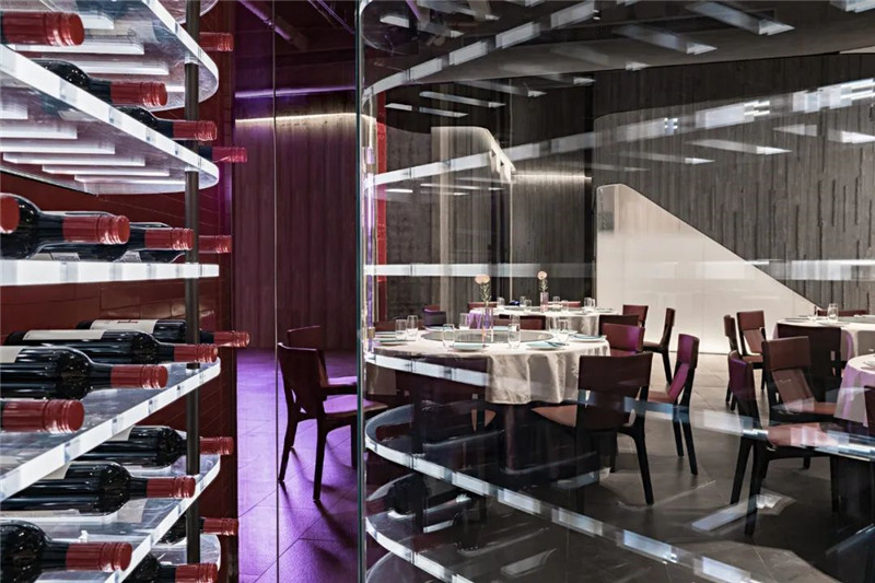 萬蔚餐廳成都世茂店餐廳設計