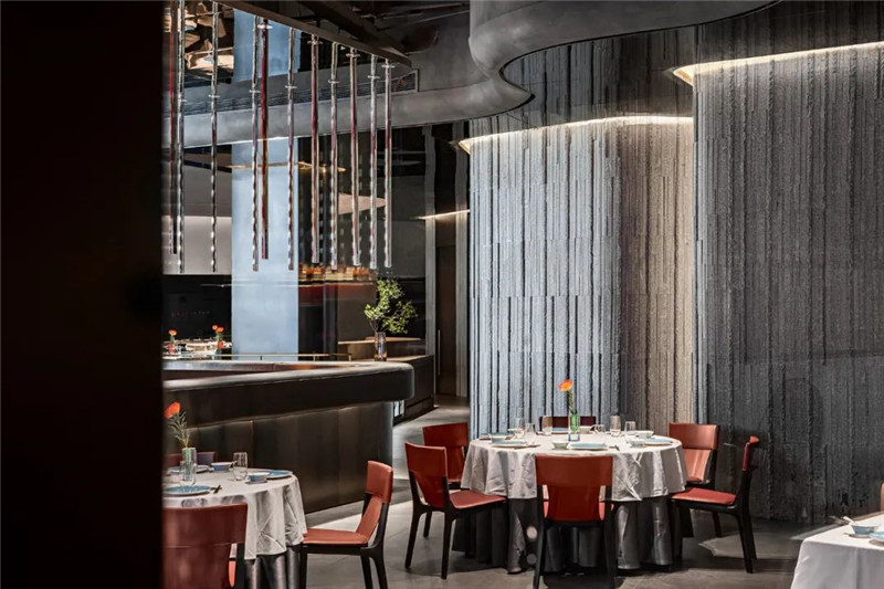 萬蔚餐廳成都世茂店餐廳設計