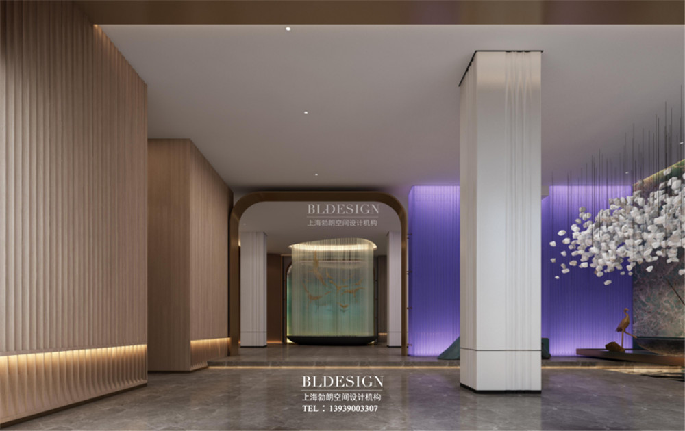 接待大廳設(shè)計(jì)-鶴壁碧玉湯泉汗蒸生活館設(shè)計(jì)效果圖