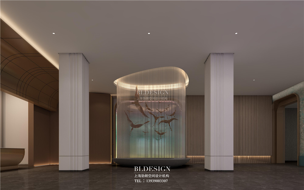 一樓大廳設(shè)計(jì)-鶴壁碧玉湯泉汗蒸生活館設(shè)計(jì)效果圖