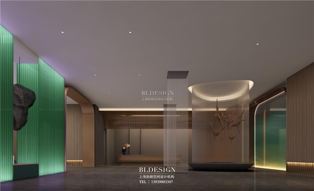 鶴壁碧玉湯泉汗蒸生活館設(shè)計(jì)效果圖