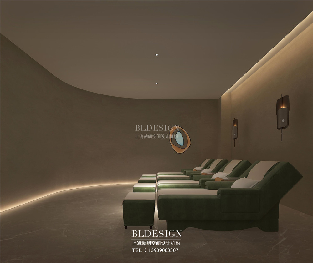 足療室設(shè)計(jì)-鶴壁碧玉湯泉汗蒸生活館設(shè)計(jì)案例效果圖