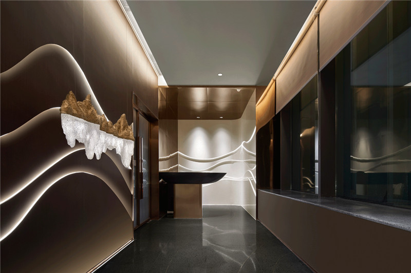 新東方輕奢風(fēng)名人坊高級(jí)粵菜餐廳設(shè)計(jì)案例