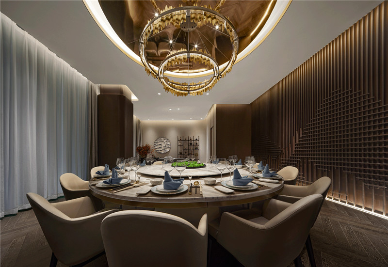 新東方輕奢風(fēng)名人坊高級(jí)粵菜餐廳設(shè)計(jì)案例