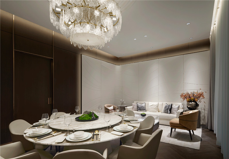 新東方輕奢風(fēng)名人坊高級(jí)粵菜餐廳設(shè)計(jì)案例