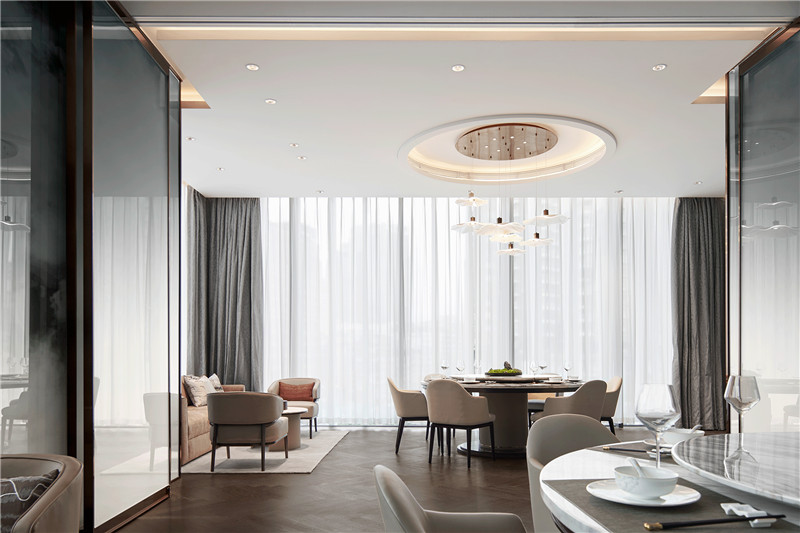 新東方輕奢風(fēng)名人坊高級(jí)粵菜餐廳設(shè)計(jì)案例