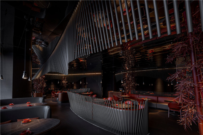 新式湖南菜餐廳  湘愛特色創(chuàng)意餐飲設(shè)計案例