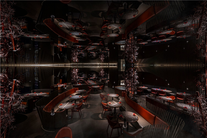 新式湖南菜餐廳  湘愛特色創(chuàng)意餐飲設(shè)計案例