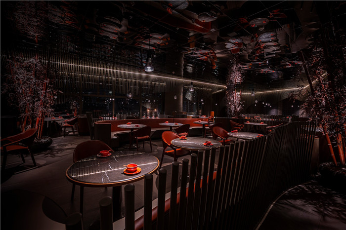 新式湖南菜餐廳  湘愛特色創(chuàng)意餐飲設(shè)計案例