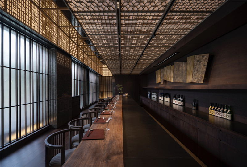 東方美學(xué)   福州朧月·鮨處日式料理餐廳設(shè)計(jì)