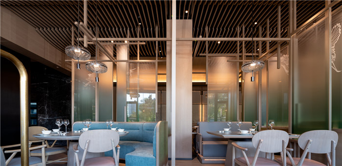 東方美學  揚州滋奇臻品淮揚火鍋店設(shè)計案例