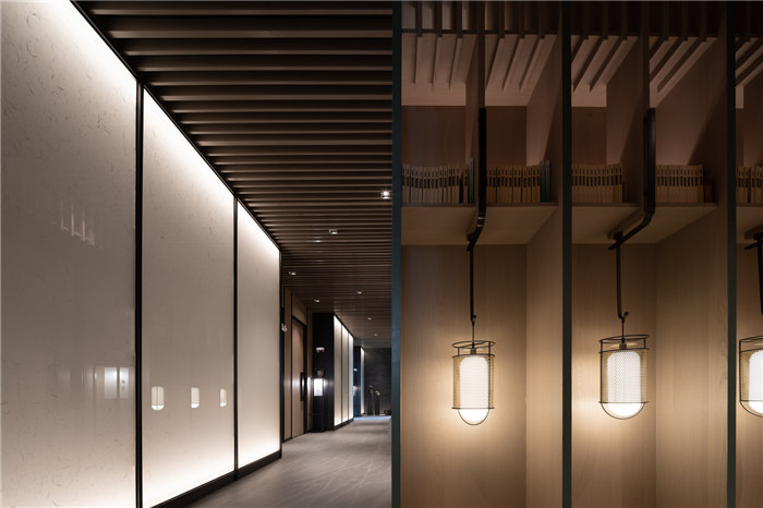 東方美學  揚州滋奇臻品淮揚火鍋店設(shè)計案例