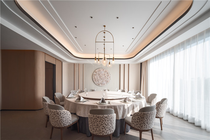 東方美學  揚州滋奇臻品淮揚火鍋店設(shè)計案例